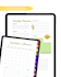 design an aesthetic hyperlinked digital planner