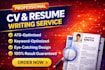 professionally create, redesign and ats resume CV