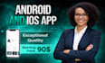 do mobile app development android ios app, flutterflow mobile developer