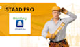 design and analyze steel structures using staad pro