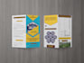 design flyer, bifold, trifold brochure and booklet