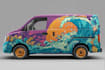 draw vehicle wrap design, car wrap design