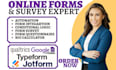 create qualtrics google forms online survey typeform jotform conditional logic