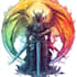 draw custom fantasy, rpg, sci fi animated game logo
