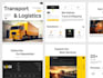 design trucking logistics dispatch freight broker cargo transport website