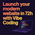 build a fast and modern website with vibrant design