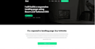 build a responsive landing page using react and tailwind CSS