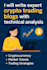 write expert crypto trading blogs with technical analysis