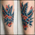 do premium trash polka design , sleeve tattoo