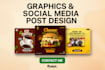 create social media posts and add creatives
