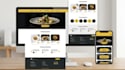 design a modern restaurant website with online ordering