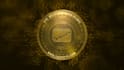 create crypto bitcoin blockchain fintech intro logo