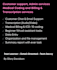 provide excellent customer care and transcription services