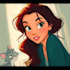 draw a cute disney cartoon portrait