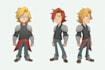 design a 2d cartoon character