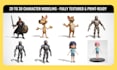 convert 2d sketch photo ai image to 3d printable toy character stl model