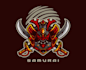 design proffesional samurai logo