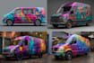 design a creative wrap for your van, car, bus, truck etc
