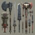 design and paint weapons and props