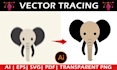do  raster to vector, vectorize logo, redraw, clean vector
