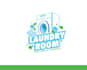 do modern professional cleaning, washing, laundromat logo
