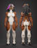 imaginary 3d character, 3d vrchat model,stylized cartoon,fursona 3d animate,nsfw
