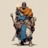 make super hero character design illustration