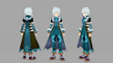 create stylized 3d characters game ready, unreal unity