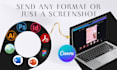 recreate any design into an editable canva template
