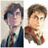 draw you a beautiful harry potter disney portrait