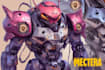 draw high quality robot, mecha concepts