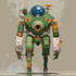 design mecha robot character sheet design