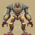 do cyberpunk, sci fi, robot, mecha character concept art