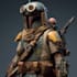 illustrate sci fi, star wars, mecha, sprite art