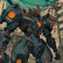 do custom digital 2d anime mecha art illustration