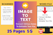 type text from scanned images, pdfs, or handwritten notes