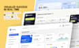design user centered saas, dashboard, admin panel, web app UI UX design