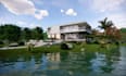 make 3d house exterior elevation commercial rendering visualization realistic