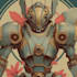 draw renders of robot mecha characters illustration