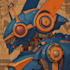 design mecha robot character sheet design