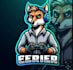 make esport mascot animal courier service logo