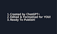 write ai powered blog posts and web articles with chatgpt