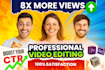 do creative and professional video editing