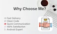 build android apps and fix bugs professionally