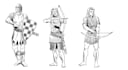 draw your dnd or ttrpg characters in a retro ink style