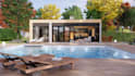 design 3d garden, landscape, backyard, patio and pool in 2d and 3d