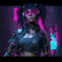 draw cyberpunk character art