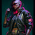 make a cyberpunk character art