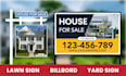 design lawn sign or signage