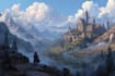 do fantasy landscapes and scenery art